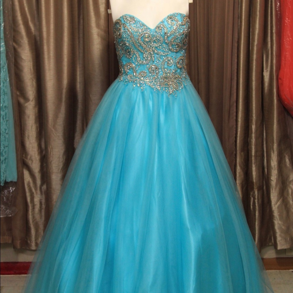 Dress Aqua